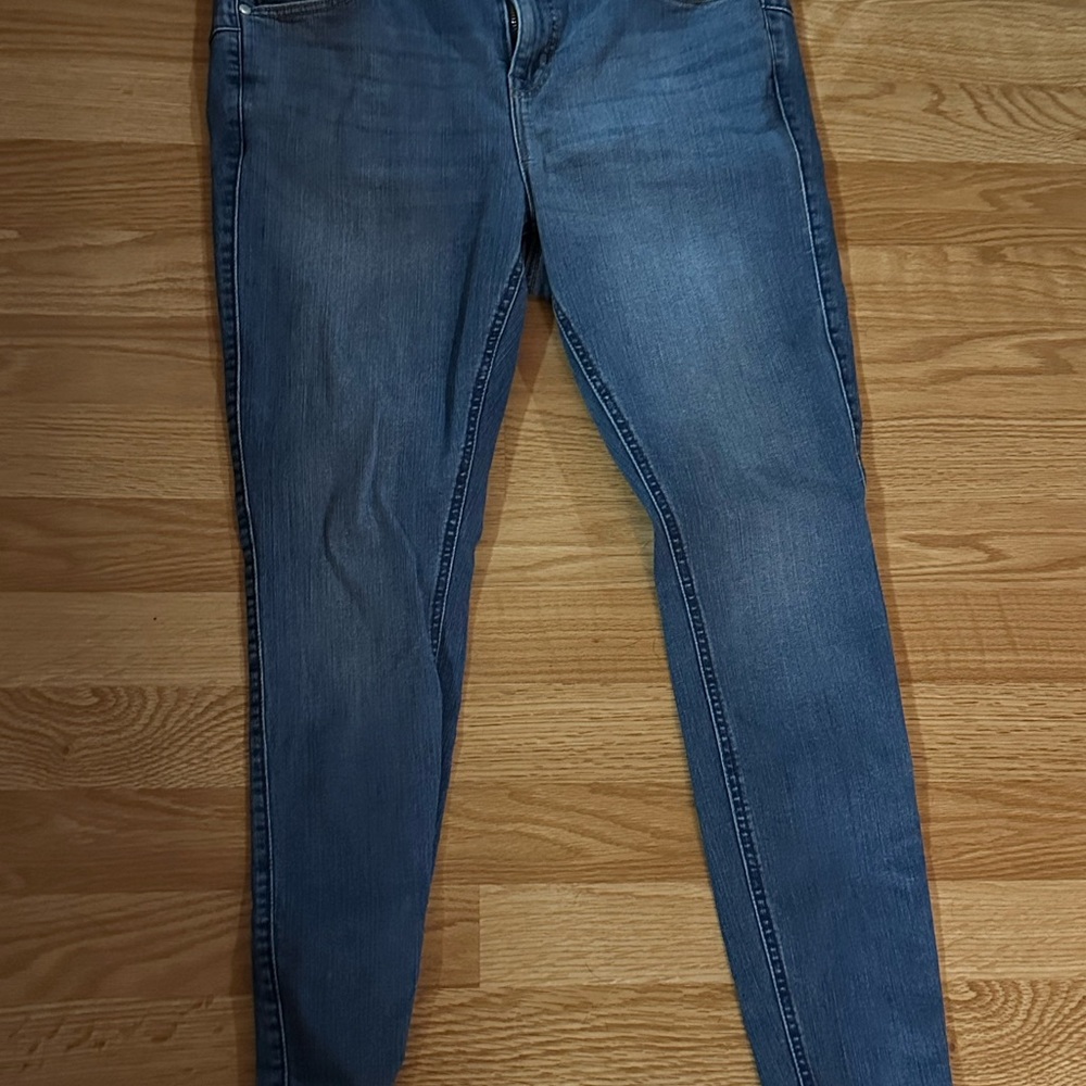 Torrid Blue Skinny Jeans Stretchy Fit